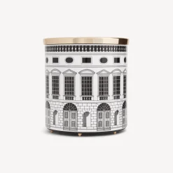 Fornasetti Cestini Di Carta^Architettura Del Cestino Della Carta Bianco Nero