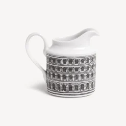 Fornasetti Set Da Te E Caffe^Architettura Della Brocca Di Latte Bianco Nero