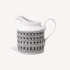 Fornasetti Set Da Te E Caffe^Architettura Della Brocca Di Latte Bianco Nero