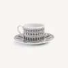 Fornasetti Set Da Te E Caffe^Architettura Della Tazza Da Te Bianco Nero