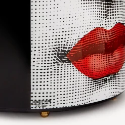 Fornasetti Cestini Di Carta^Bacio Del Cestino Di Carta Bianco/Nero/Rosso