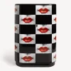 Fornasetti Armadi Curvi^Bacio Del Mobile Curvo Bianco/Nero/Rosso