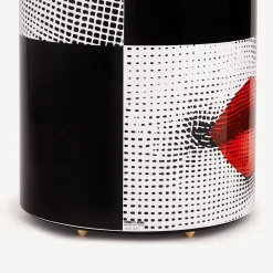 Fornasetti Portaombrelli^Bacio Portaombrelli Bianco/Nero/Rosso