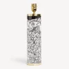 Fornasetti Lampade E Paralumi^Base Lampada Cilindrica Gerusalemme Bianco Nero
