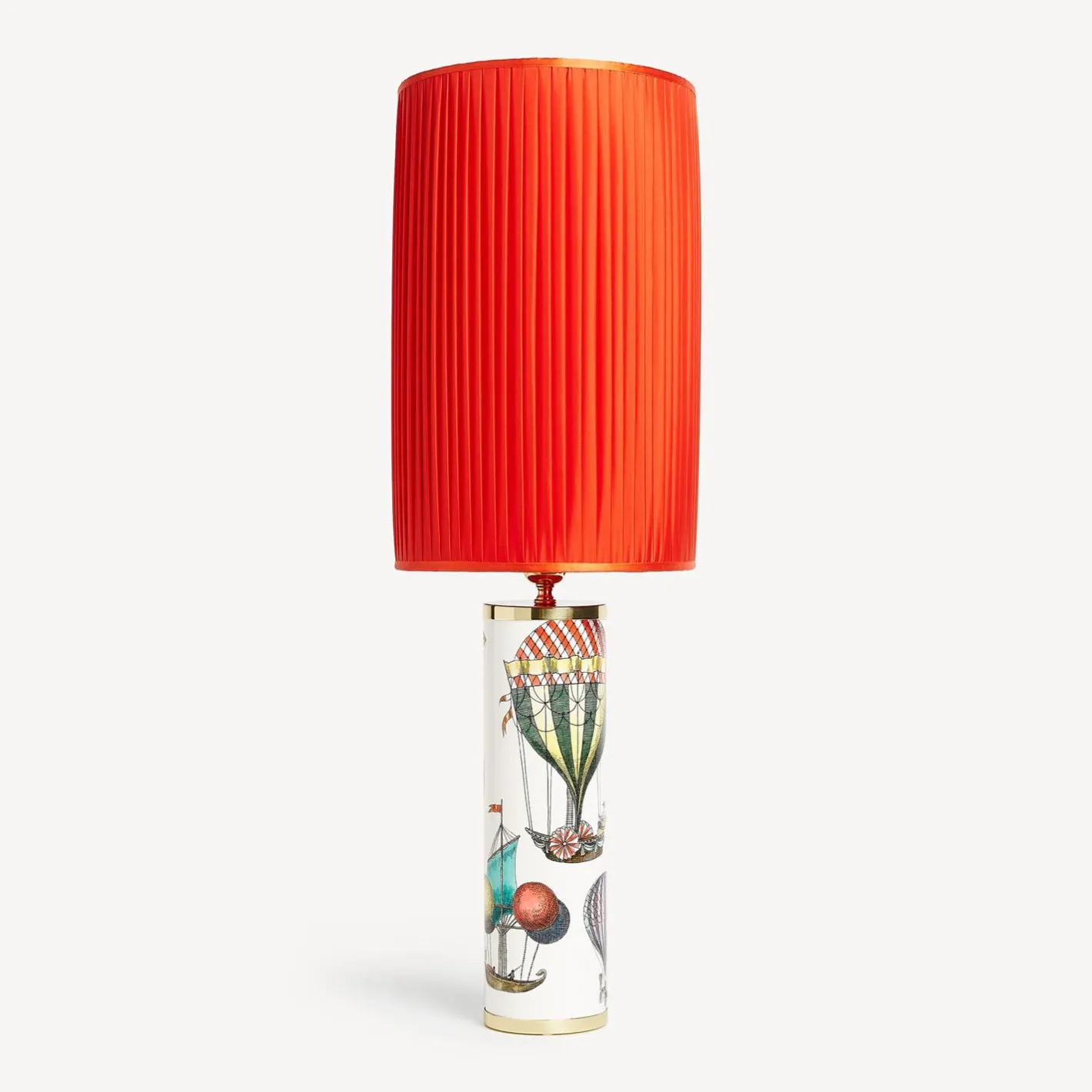 Fornasetti Lampade E Paralumi^Base Lampada Cilindrica Palloni Multicolore
