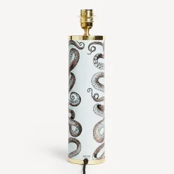 Fornasetti Lampade E Paralumi^Base Lampada Cilindrica Polipo Multicolore
