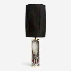 Fornasetti Lampade E Paralumi^Base Lampada Cilindrica Polipo Multicolore