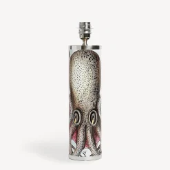 Fornasetti Lampade E Paralumi^Base Lampada Cilindrica Polipo Multicolore