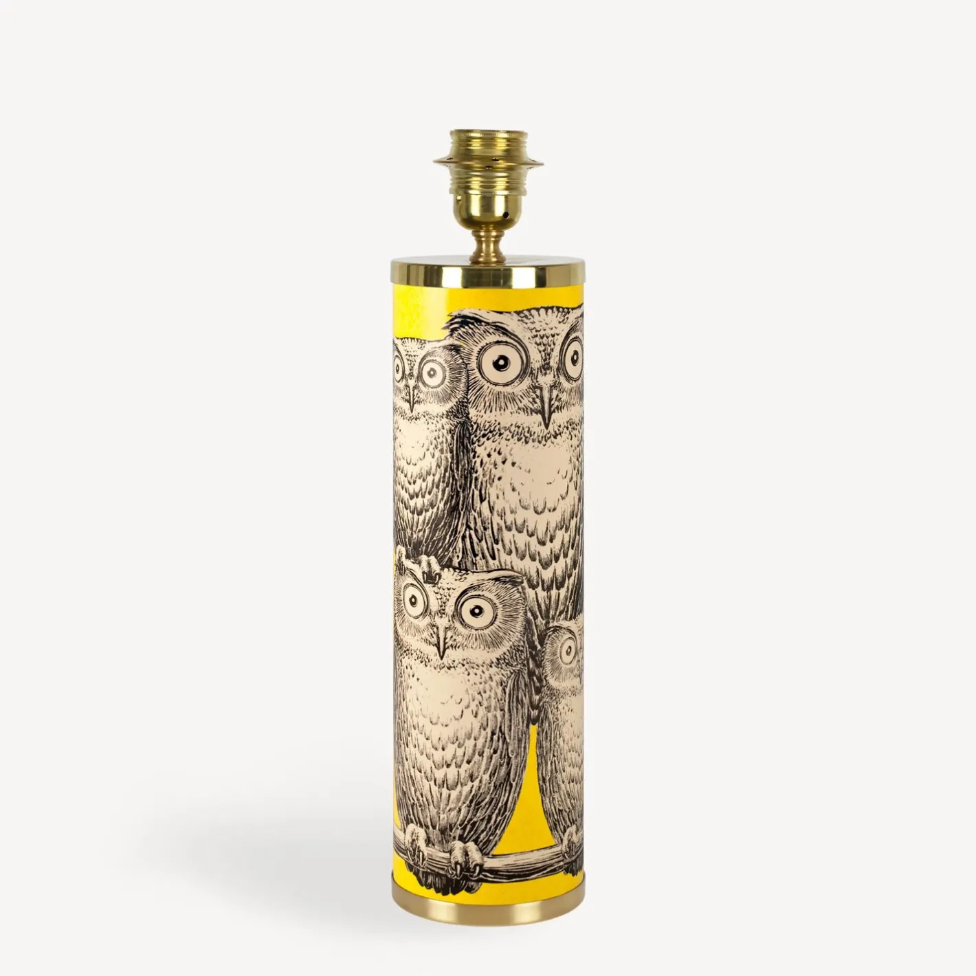 Fornasetti Lampade E Paralumi^Base Lampada Civette Cilindrica Multicolore