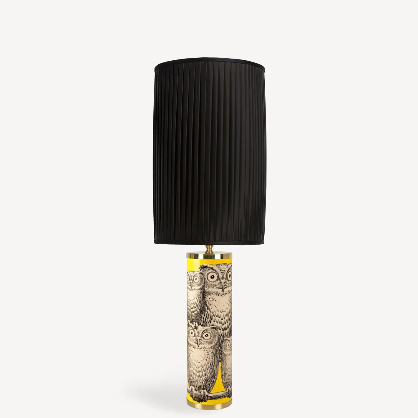 Fornasetti Lampade E Paralumi^Base Lampada Civette Cilindrica Multicolore
