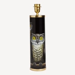 Fornasetti Lampade E Paralumi^Base Lampada Civette Cilindrica Multicolore