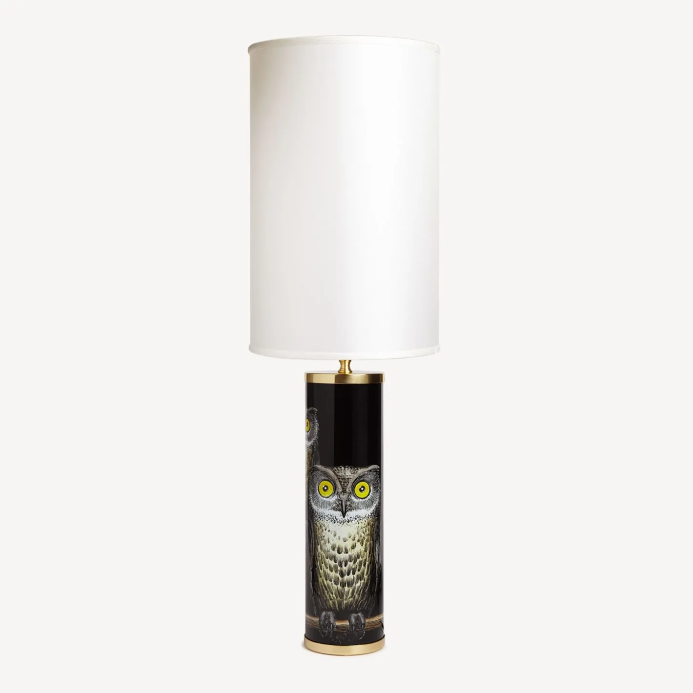Fornasetti Lampade E Paralumi^Base Lampada Civette Cilindrica Multicolore