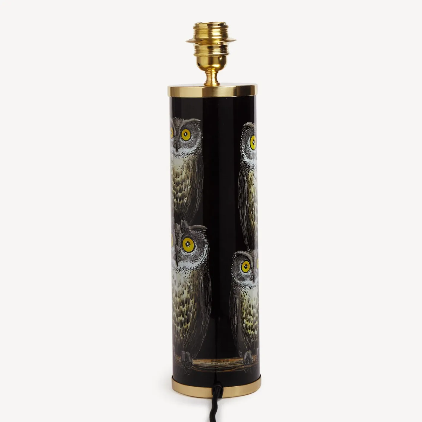 Fornasetti Lampade E Paralumi^Base Lampada Civette Cilindrica Multicolore