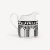 Fornasetti Set Da Te E Caffe^Brocca Per Il Latte Facciata Quattrocentesca Bianco Nero