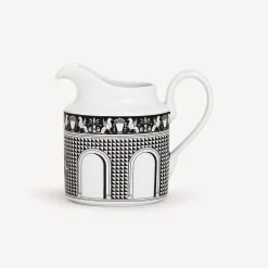 Fornasetti Set Da Te E Caffe^Brocca Per Il Latte Facciata Quattrocentesca Bianco Nero