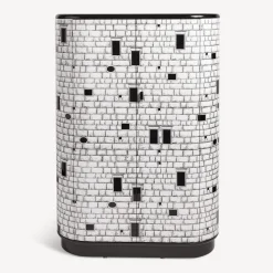 Fornasetti Armadi Curvi^Cabinet Curvo Architettura Bianco Nero