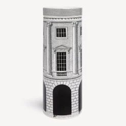 Fornasetti Candele Profumate^Candela Profumata Nel Mentre Alta - Architettura Decor - Immaginazione Fragranza Bianco Nero