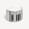Fornasetti Candele Profumate^Candela Profumata Nel Vaso Nel Mentre - Architettura Decor - Immaginazione Fragranza Bianco Nero