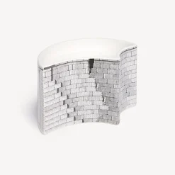 Fornasetti Candele Profumate^Candela Profumata Nel Vaso Nel Mentre - Architettura Decor - Immaginazione Fragranza Bianco Nero
