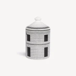 Fornasetti Candele Profumate^Candela Profumata Se Poi - Architettura Decor - Immaginazione Fragranza Bianco Nero