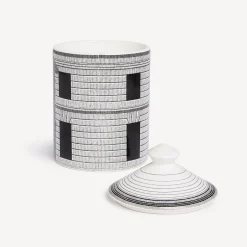 Fornasetti Candele Profumate^Candela Profumata Se Poi - Architettura Decor - Immaginazione Fragranza Bianco Nero