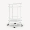 Fornasetti Carrello Portavivande^Carrello Portavivande Rotondo Bianco