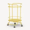 Fornasetti Carrello Portavivande^Carrello Portavivande Rotondo Giallo