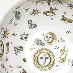 Fornasetti Set Di Antipasti E Centrotavola^Centrotavola Astronomici Bianco/Nero/Oro