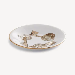 Fornasetti Set Di Antipasti E Centrotavola^Centrotavola Chiavi Oro Bianco