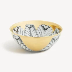 Fornasetti Set Di Antipasti E Centrotavola^Centrotavola Rosone N.5 Bianco/Nero/Oro