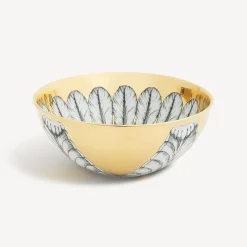 Fornasetti Set Di Antipasti E Centrotavola^Centrotavola Rosone N.2 Bianco/Nero/Oro