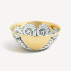 Fornasetti Set Di Antipasti E Centrotavola^Centrotavola Rosone N.1 Bianco/Nero/Oro