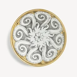Fornasetti Set Di Antipasti E Centrotavola^Centrotavola Rosone N.1 Bianco/Nero/Oro