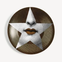 Fornasetti Set Di Antipasti E Centrotavola^Centrotavola Tema E Variazioni N.399 Bianco/Nero/Oro
