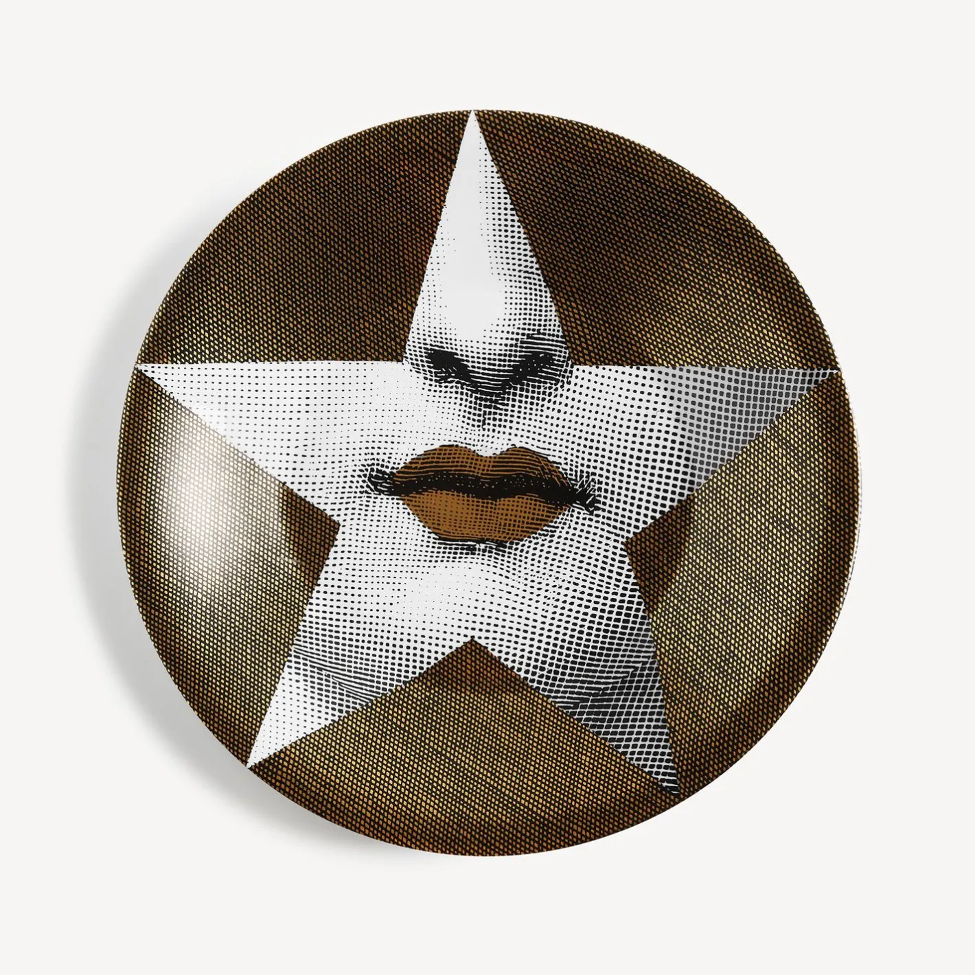 Fornasetti Set Di Antipasti E Centrotavola^Centrotavola Tema E Variazioni N.399 Bianco/Nero/Oro