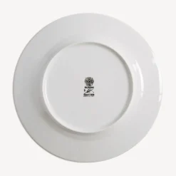 Fornasetti Piatti Decorativi^Cerchione Rosone N.5 Bianco/Nero/Oro