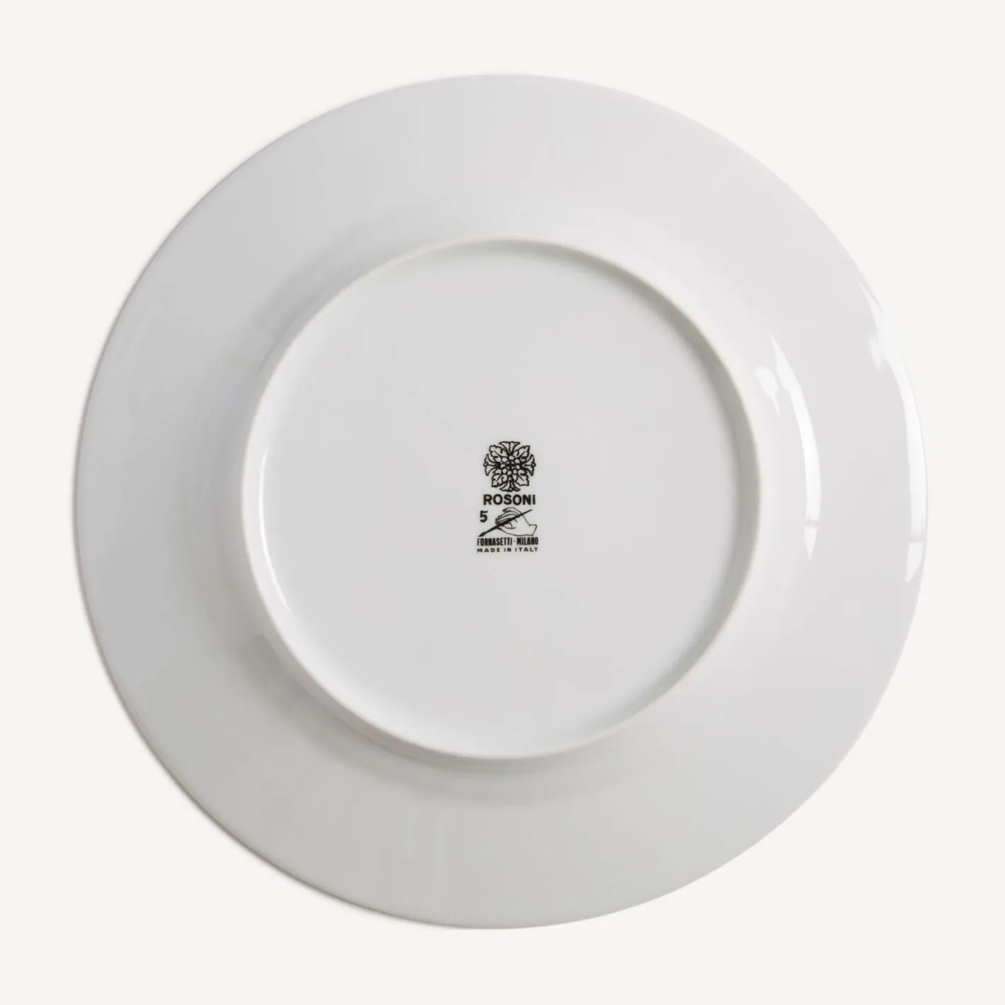 Fornasetti Piatti Decorativi^Cerchione Rosone N.5 Bianco/Nero/Oro