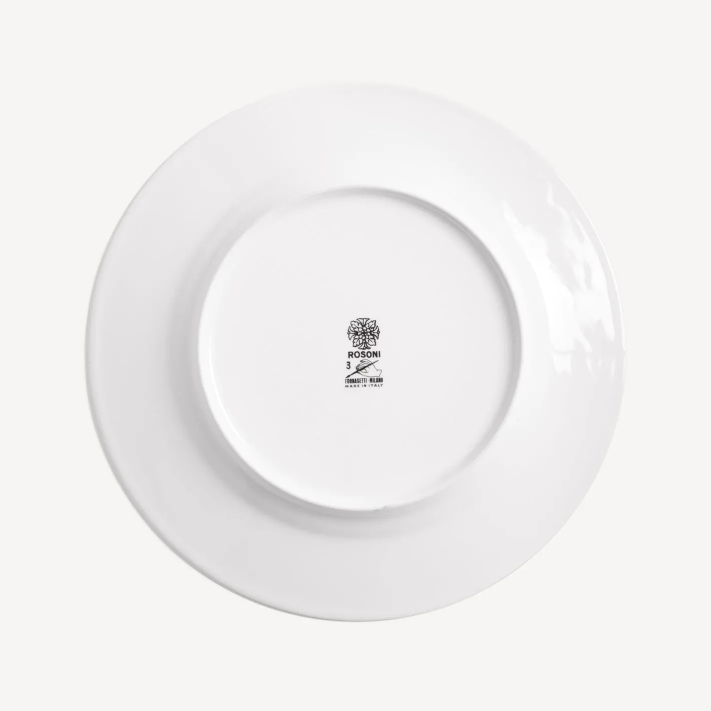 Fornasetti Piatti Decorativi^Cerchione Rosone N.3 Bianco/Nero/Oro