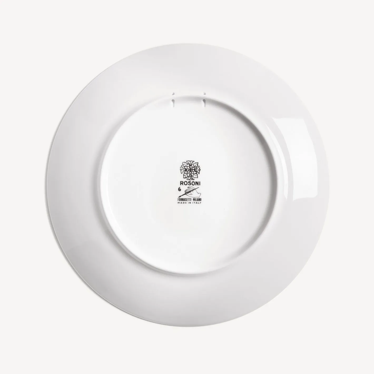 Fornasetti Piatti Decorativi^Cerchio Piastra Rosone N.6 Bianco/Nero/Oro