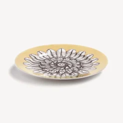 Fornasetti Piatti Decorativi^Cerchio Piastra Rosone N.2 Bianco/Nero/Oro