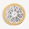 Fornasetti Piatti Decorativi^Cerchio Piastra Rosone N.1 Bianco/Nero/Oro
