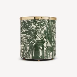Fornasetti Cestini Di Carta^Cestino Carta Giardino Settecentesco Verde/Avorio