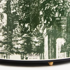 Fornasetti Cestini Di Carta^Cestino Carta Giardino Settecentesco Verde/Avorio