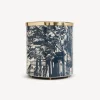 Fornasetti Cestini Di Carta^Cestino Carta Giardino Settecentesco Blu/Avorio