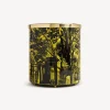 Fornasetti Cestini Di Carta^Cestino Carta Giardino Settecentesco Nero Giallo