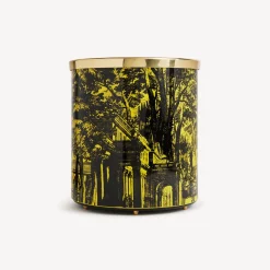 Fornasetti Cestini Di Carta^Cestino Carta Giardino Settecentesco Nero Giallo