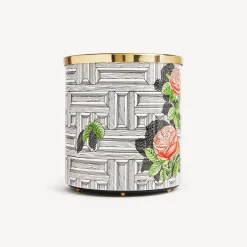 Fornasetti Cestini Di Carta^Cestino Carta Musciarabia Con Rose Multicolore