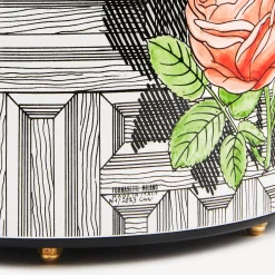 Fornasetti Cestini Di Carta^Cestino Carta Musciarabia Con Rose Multicolore
