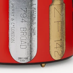 Fornasetti Cestini Di Carta^Cestino Carta Pennini Oro/Argento/Rosso