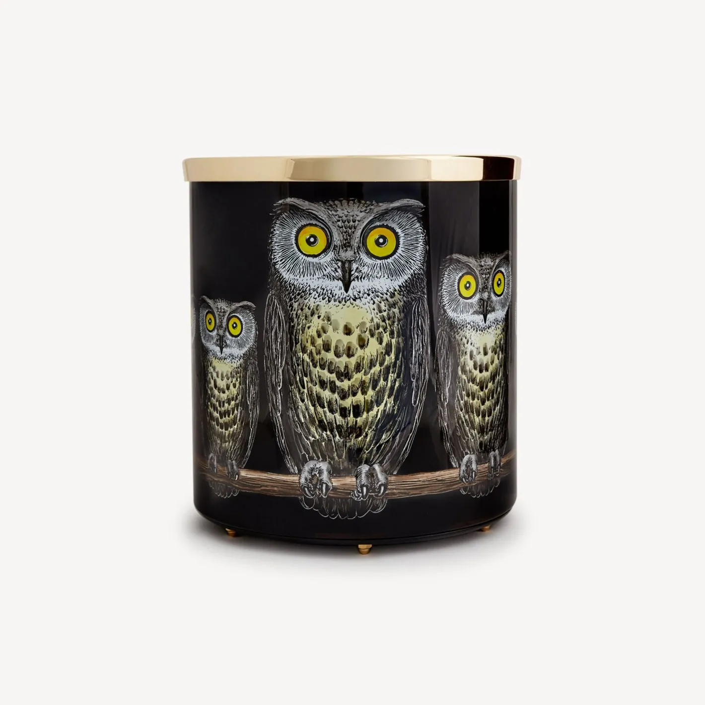 Fornasetti Cestini Di Carta^Cestino Di Carta Civette Multicolore